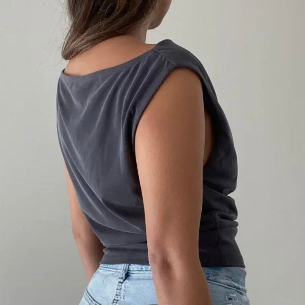 Christina Cowl-Neck Top
