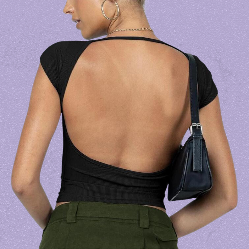 Julia Backless Crop Top