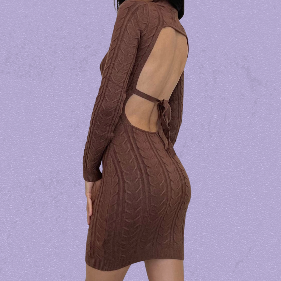 Veronica Backless Mini Dress