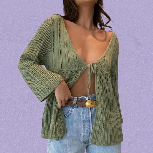 Wanda Tie-Front Cardigan