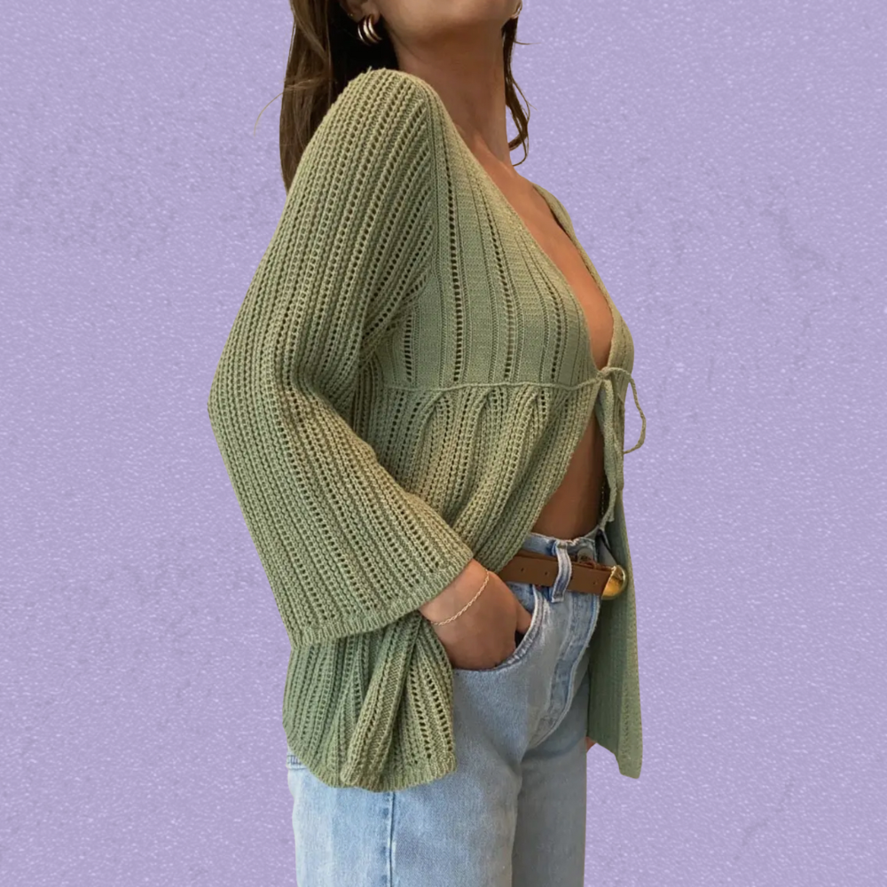 Wanda Tie-Front Cardigan