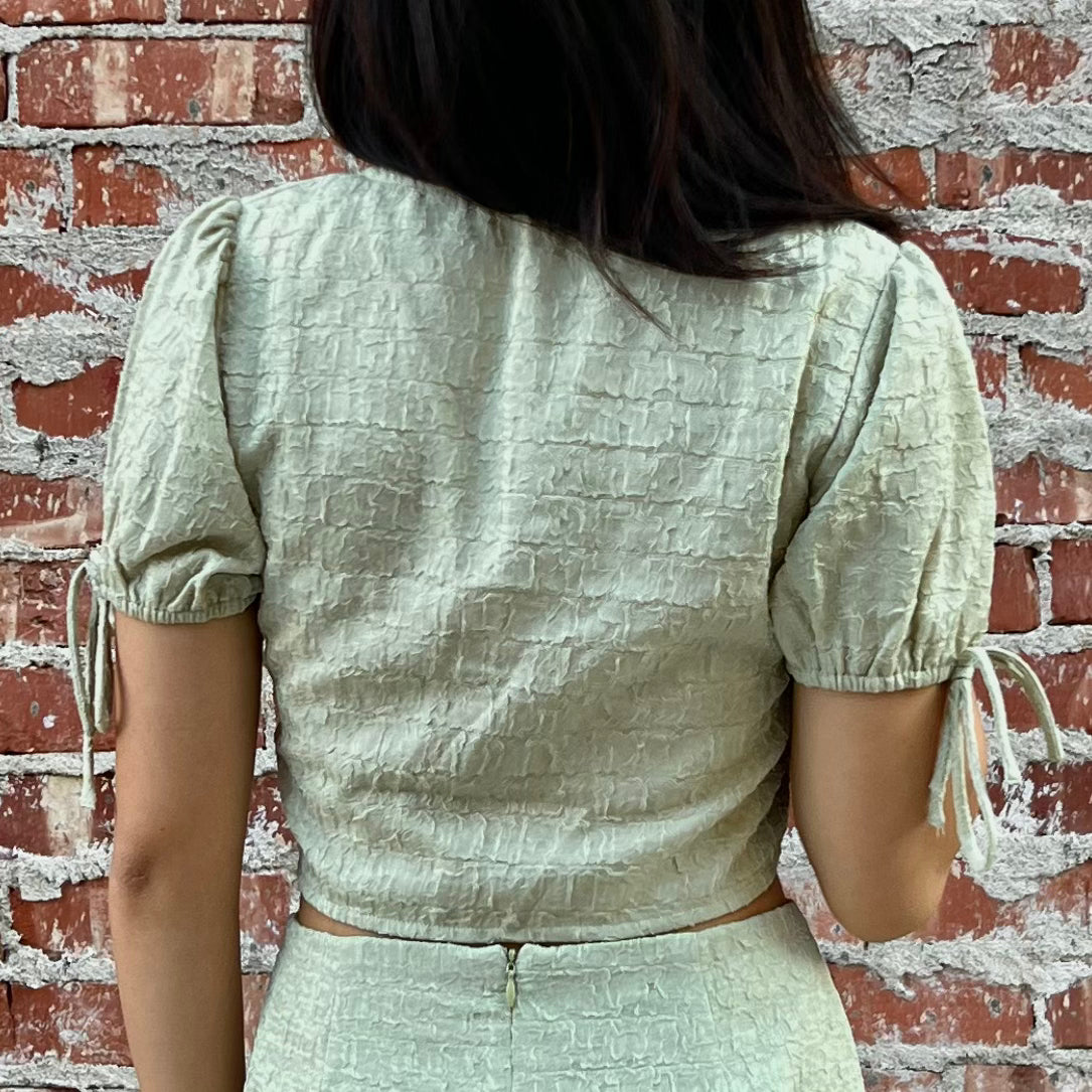 Eleanor Tie Front Top